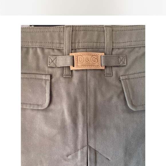 NWT Dolce & Gabbana D&G Olive skirt size 46 US 10 - Picture 4 of 5